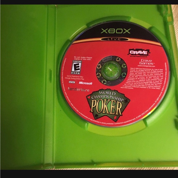 Video Games & Consoles World Championship Poker Game Xbox By